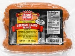 Natural Hog Casing German Style Franks Pork/Beef 14oz