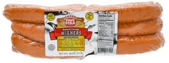 Natural Hog Casing Pork/Beef Wieners 48oz